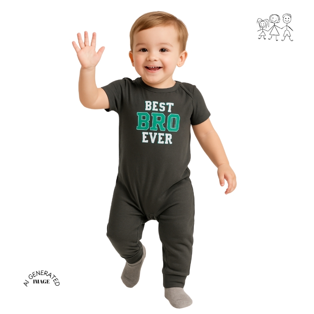 CARTER'S TODDLER BOY'S GRAPHIC JUMPSUIT GRAY 24 MOS